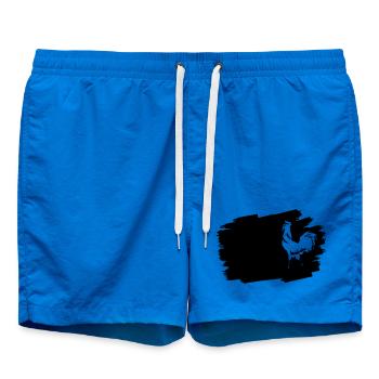 Midnight Glyphs Emblem - Swim Trunks - cobalt blue - Front