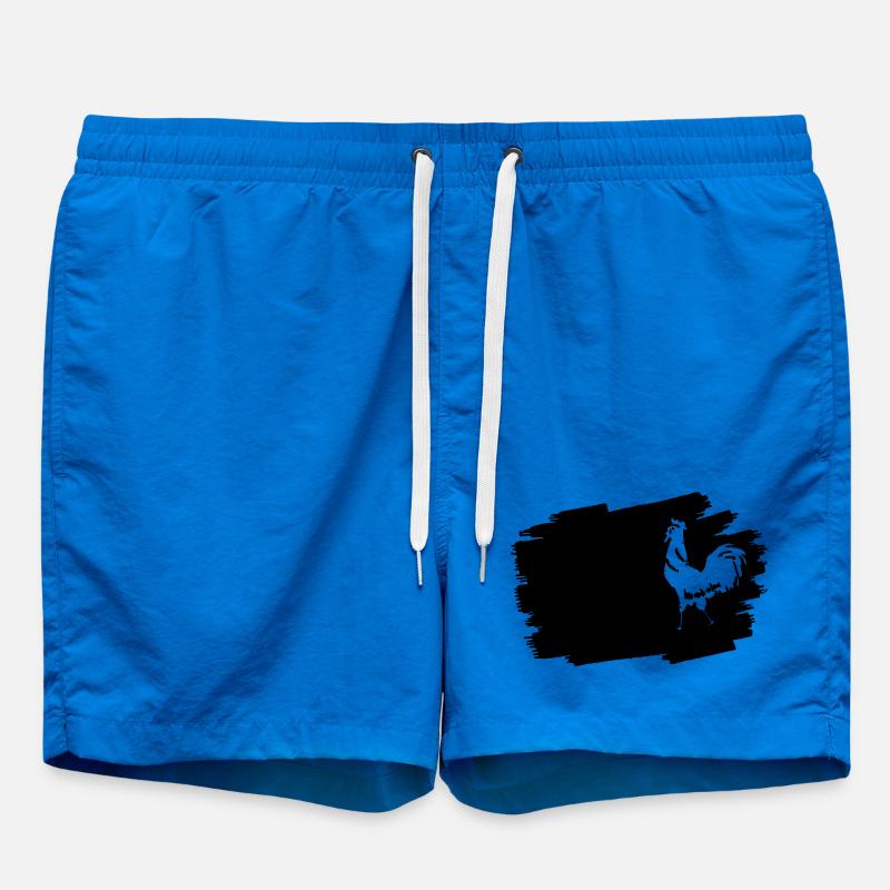 Midnight Glyphs Emblem - Swim Trunks - cobalt blue