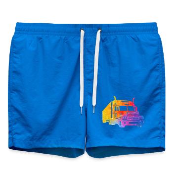 Camion coloré - Short de bain - cobalt blue - Devant