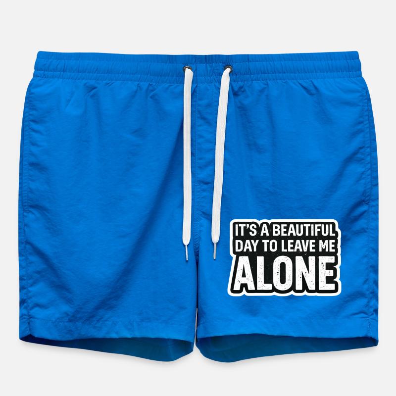 Ich Will Ruhe Lass Mich Allein - Badeshorts - Cobalt blue