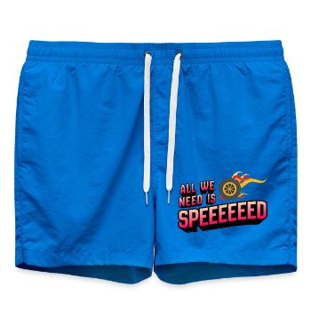 Tout ce dont nous avons besoin, c’est de la vitesse avec des anneaux de feu - Short de bain - cobalt blue - Devant