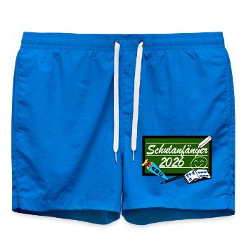 Schulanfänger 2026 - erster Schultag - Badeshorts - Cobalt blue - Vorne