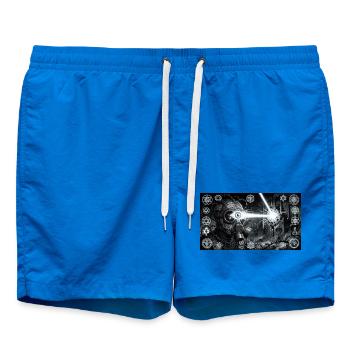 Alchemie des Kollapses - Badeshorts - Cobalt blue - Vorne - AI Model Male 185 light (185cm)