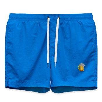 Bière - Short de bain - cobalt blue - Devant - AI Model Male 185 light (185cm)