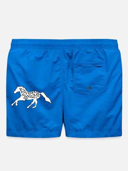 Knabstrupper, Appaloosa, Noriker, Tigerschecke - Badeshorts - Cobalt blue