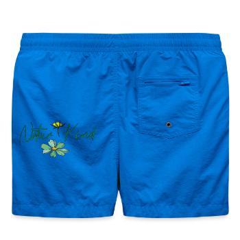 Naturkind, Flowers - Badeshorts - Cobalt blue - Hinten