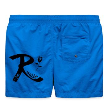 Rosalie - Badeshorts - Cobalt blue - Hinten - AI Model Male 185 light (185cm)