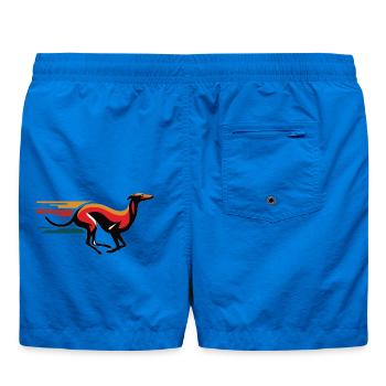 Galgo-Logo Nr12 - Badeshorts - Cobalt blue - Hinten