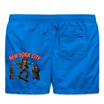 NEW YORK CITY JUMP - Swim Trunks - cobalt blue - Back