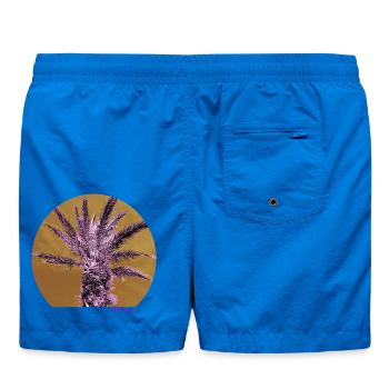Purple Palm - Badeshorts - Cobalt blue - Hinten