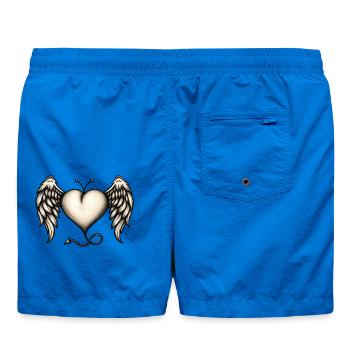 Herz Engel/Teufel - Badeshorts - Cobalt blue - Hinten