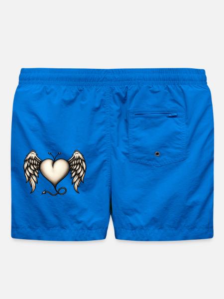 Herz Engel/Teufel - Badeshorts - Cobalt blue