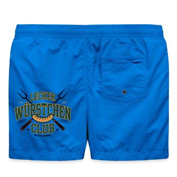 Würstchen Club Bratwurst Grillen JGA Grillmeister - Badeshorts - Cobalt blue - Hinten