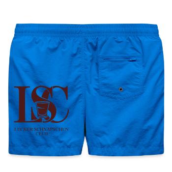 Lecker Schnäpschen Club Kneipe Saufen JGA Schnaps - Badeshorts - Cobalt blue - Hinten