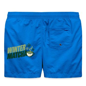 Grüne Winter Matcha Tasse - Badeshorts - Cobalt blue - Hinten