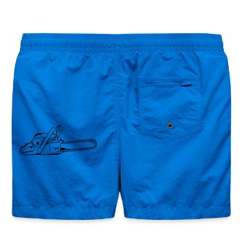 Tronçonneuse - Short de bain - cobalt blue - Dos