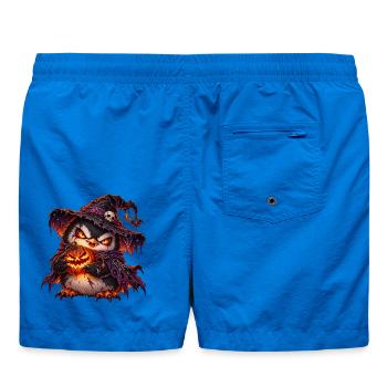 Pinguin Dunkel Niedlich - Badeshorts - Cobalt blue - Hinten