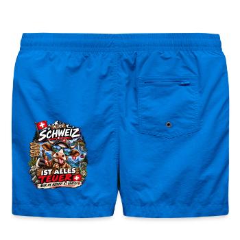 In der Schweiz Ist Alles Teuer - Badeshorts - Cobalt blue - Hinten
