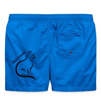Katzen Best Friends - Badeshorts - Cobalt blue - Hinten