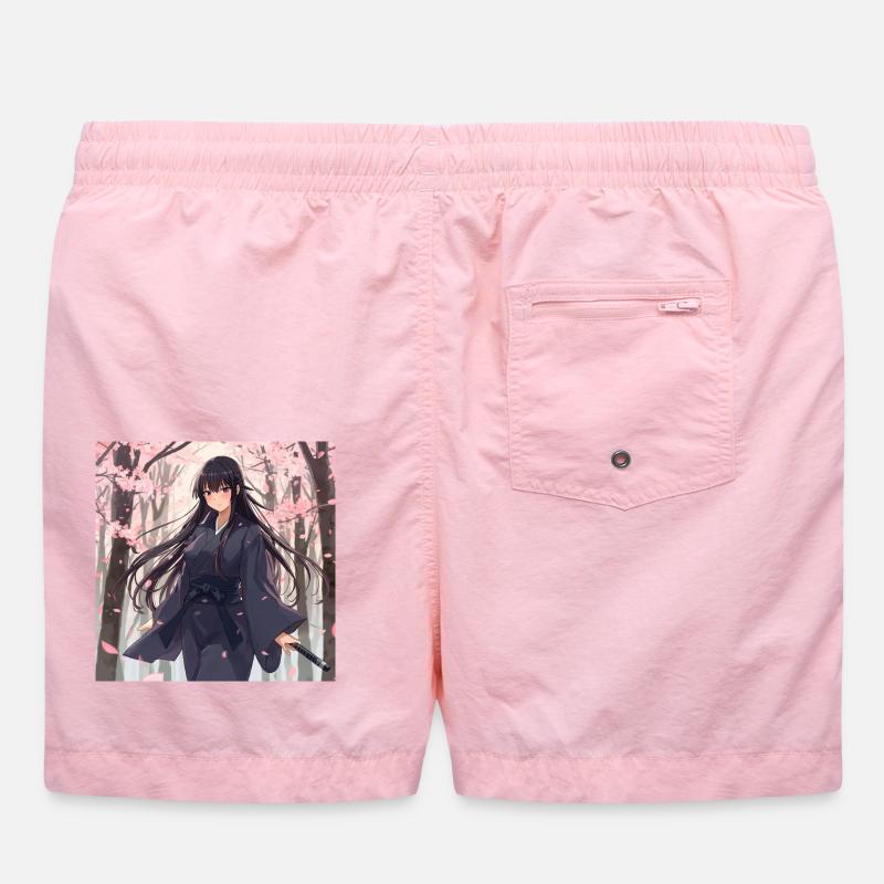 Sakura Shadow Samurai Swim Trunks