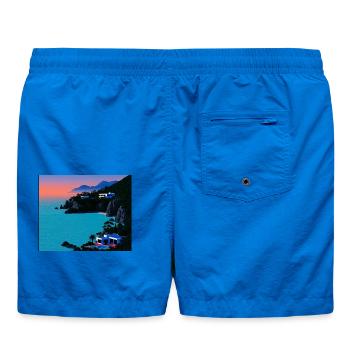 90s in amerika - Badeshorts - Cobalt blue - Hinten