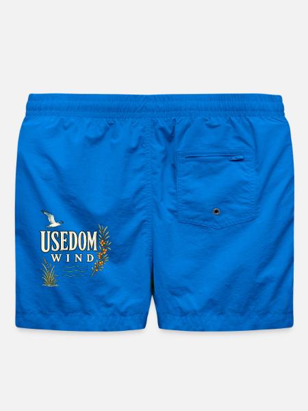 Usedom Wind – Küsten liebe an der Ostsee - Badeshorts - Cobalt blue