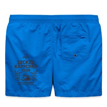 Kaffee Lecker Käffchen Club Espresso Cafe Barista - Badeshorts - Cobalt blue - Hinten