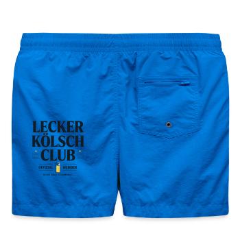 Lecker Kölsch Club Kölle Kölner Bier Brauhaus Köln - Badeshorts - Cobalt blue - Hinten