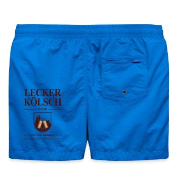 Lecker Kölsch Club Kölle Kölner Bier Brauhaus Köln - Badeshorts - Cobalt blue - Hinten