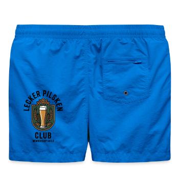 Bier Lecker Pilsken Club Ruhrpott Pils Bierchen - Badeshorts - Cobalt blue - Hinten