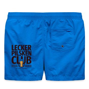 Bier Lecker Pilsken Club Ruhrpott Pils Bierchen - Badeshorts - Cobalt blue - Hinten