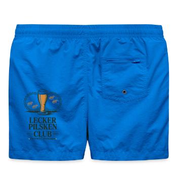 Bier Lecker Pilsken Club Ruhrpott Pils Bierchen - Badeshorts - Cobalt blue - Hinten