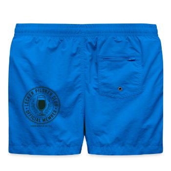 Bier Lecker Pilsken Club Ruhrpott Pils Bierchen - Badeshorts - Cobalt blue - Hinten
