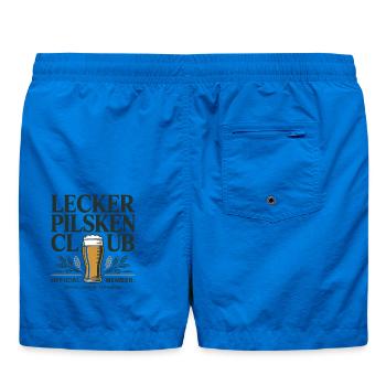 Bier Lecker Pilsken Club Ruhrpott Pils Bierchen - Badeshorts - Cobalt blue - Hinten