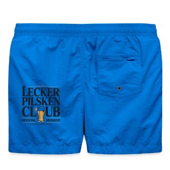 Bier Lecker Pilsken Club Ruhrpott Pils Bierchen - Badeshorts - Cobalt blue - Hinten