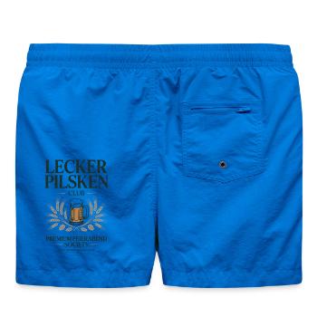 Bier Lecker Pilsken Club Ruhrpott Pils Bierchen - Badeshorts - Cobalt blue - Hinten