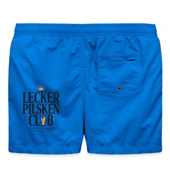 Bier Lecker Pilsken Club Ruhrpott Pils Bierchen - Badeshorts - Cobalt blue - Hinten