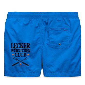 Würstchen Club Bratwurst Grillen JGA Grillmeister - Badeshorts - Cobalt blue - Hinten