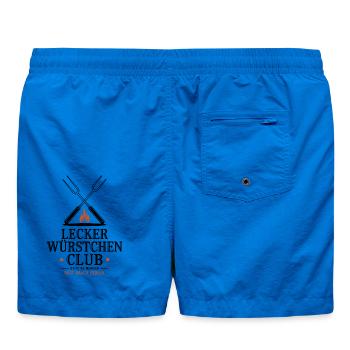 Würstchen Club Bratwurst Grillen JGA Grillmeister - Badeshorts - Cobalt blue - Hinten