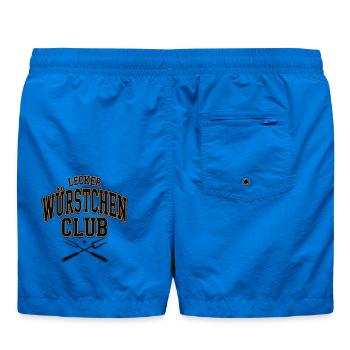 Würstchen Club Bratwurst Grillen JGA Grillmeister - Badeshorts - Cobalt blue - Hinten
