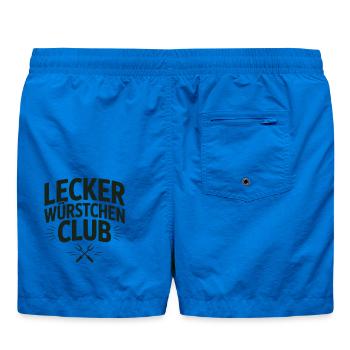 Würstchen Club Bratwurst Grillen JGA Grillmeister - Badeshorts - Cobalt blue - Hinten