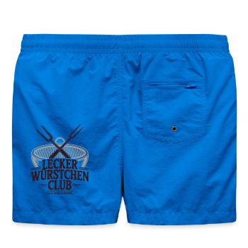 Würstchen Club Bratwurst Grillen JGA Grillmeister - Badeshorts - Cobalt blue - Hinten