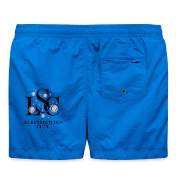 Sekt Lecker Sektchen Club Prosecco JGA Mädelsabend - Badeshorts - Cobalt blue - Hinten
