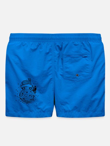 Pianist – Musikalischer Asteroid - Badeshorts - Cobalt blue