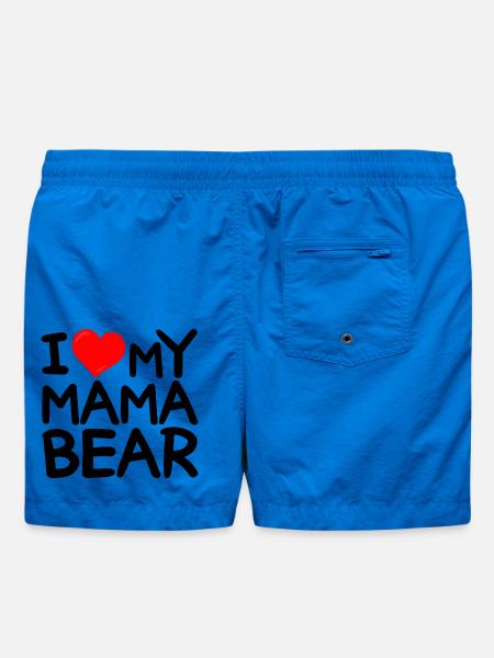 Jeg elsker min mor bjørn - jeg elsker min mor bjørn - Badeshorts - cobalt blue