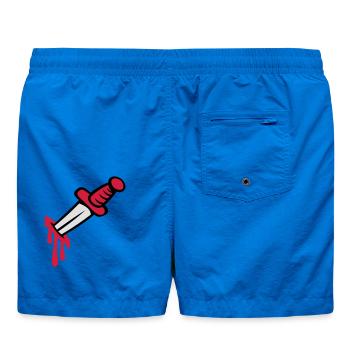 Messer in der Sie zurück - Badeshorts - Cobalt blue - Hinten