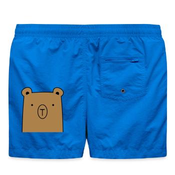 Ours ours idée cadeau ours câlin - Short de bain - cobalt blue - Dos