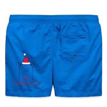 Joyeux Noël je Schweinachten truie de cochon - Short de bain - cobalt blue - Dos