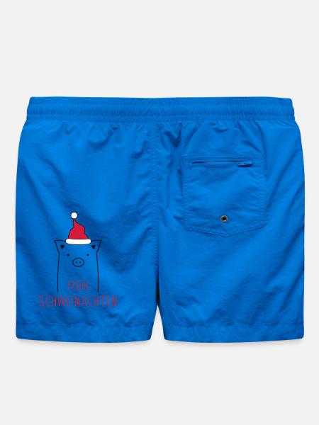 Frohe Weihnachten I Schweinachten Schwein Sau - Badeshorts - Cobalt blue