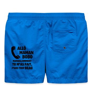 maman, super maman, mère et fils - Short de bain - cobalt blue - Dos